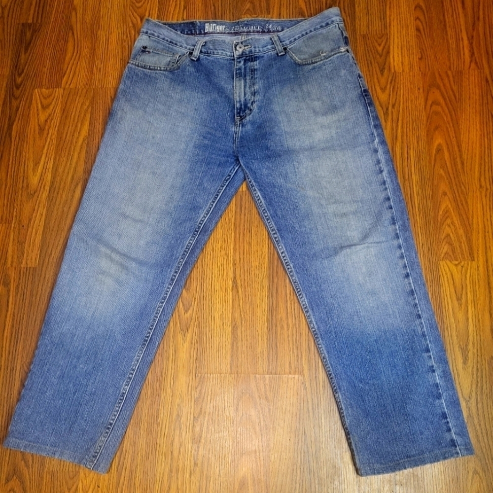 Tommy Hilfiger Blue Jeans Mens 34x30 Classic Straight A93
